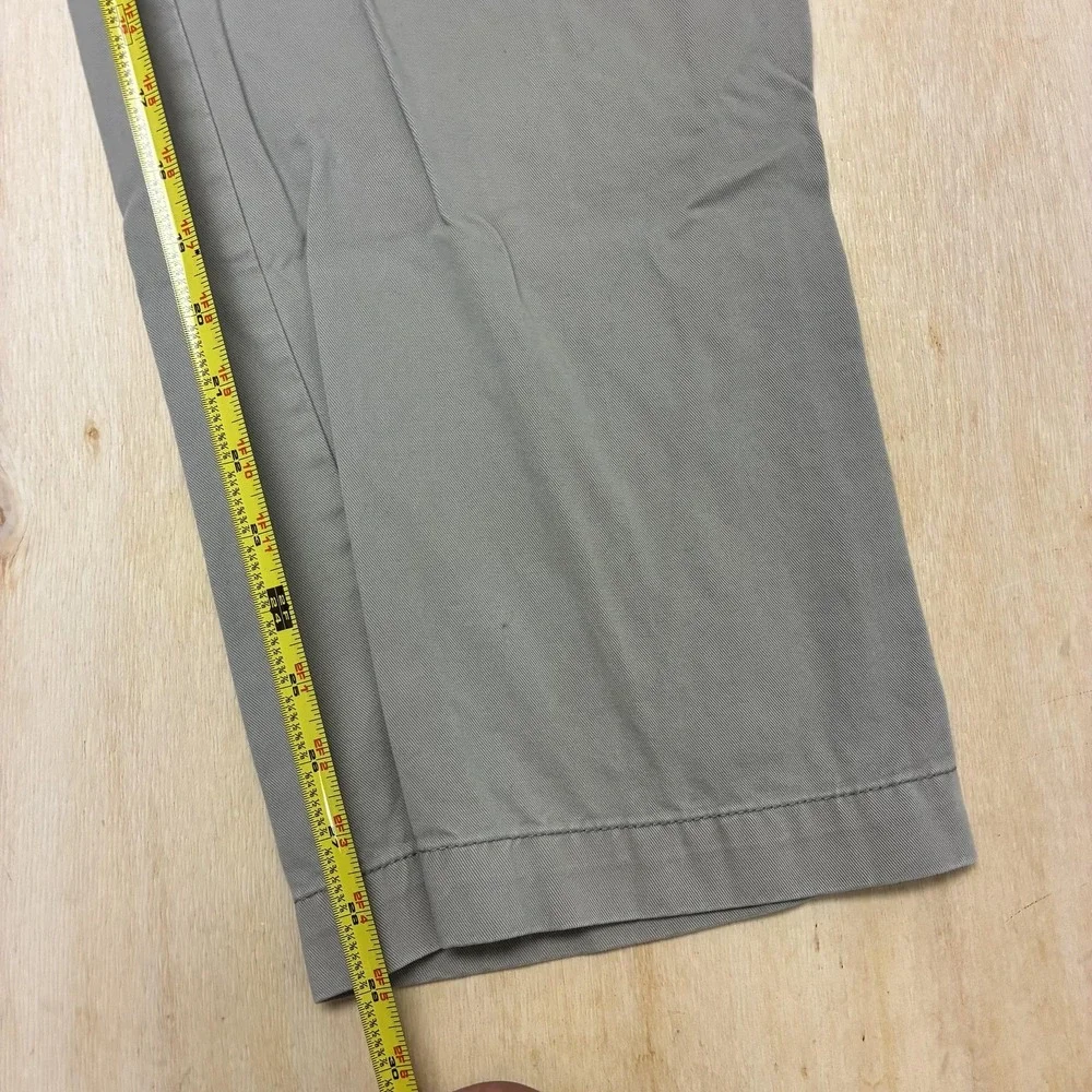 Y2K Baggy Old Navy Pants Mens 36x30 Gray Khakis Relaxed Loose Fit Straight Leg